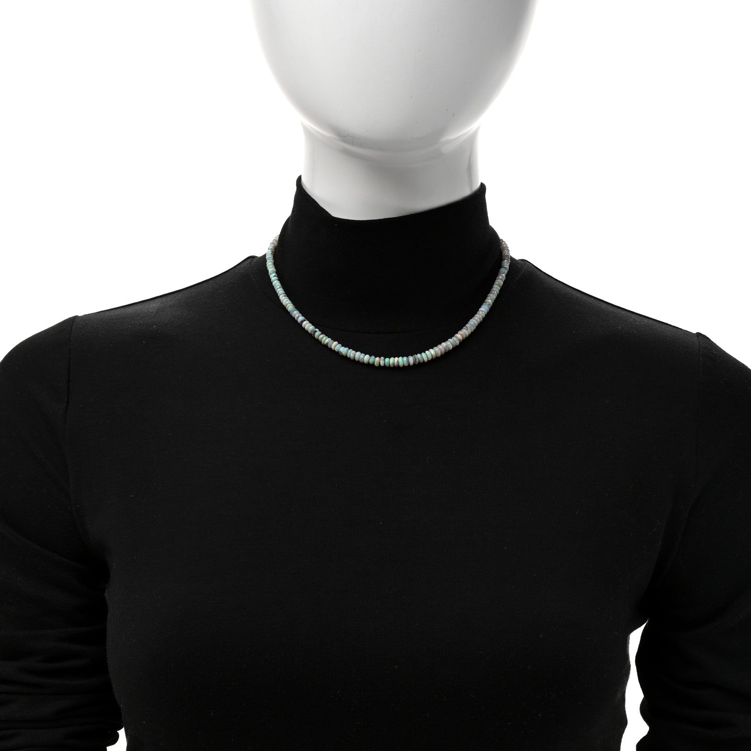 Irene Neuwirth 18K Yellow Gold Opal Candy Beaded Necklace 2 of 6