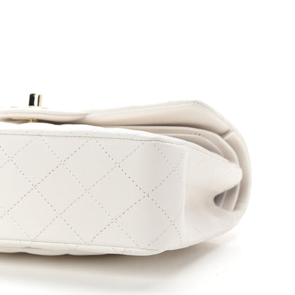 Chanel Caviar Quilted Small Double Flap White 6 of 9