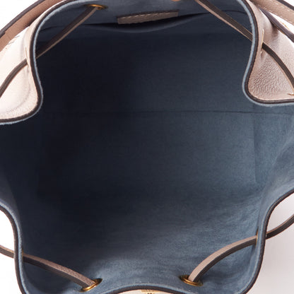 Louis Vuitton Grained Calfskin Lockme Bucket Greige 7 of 8