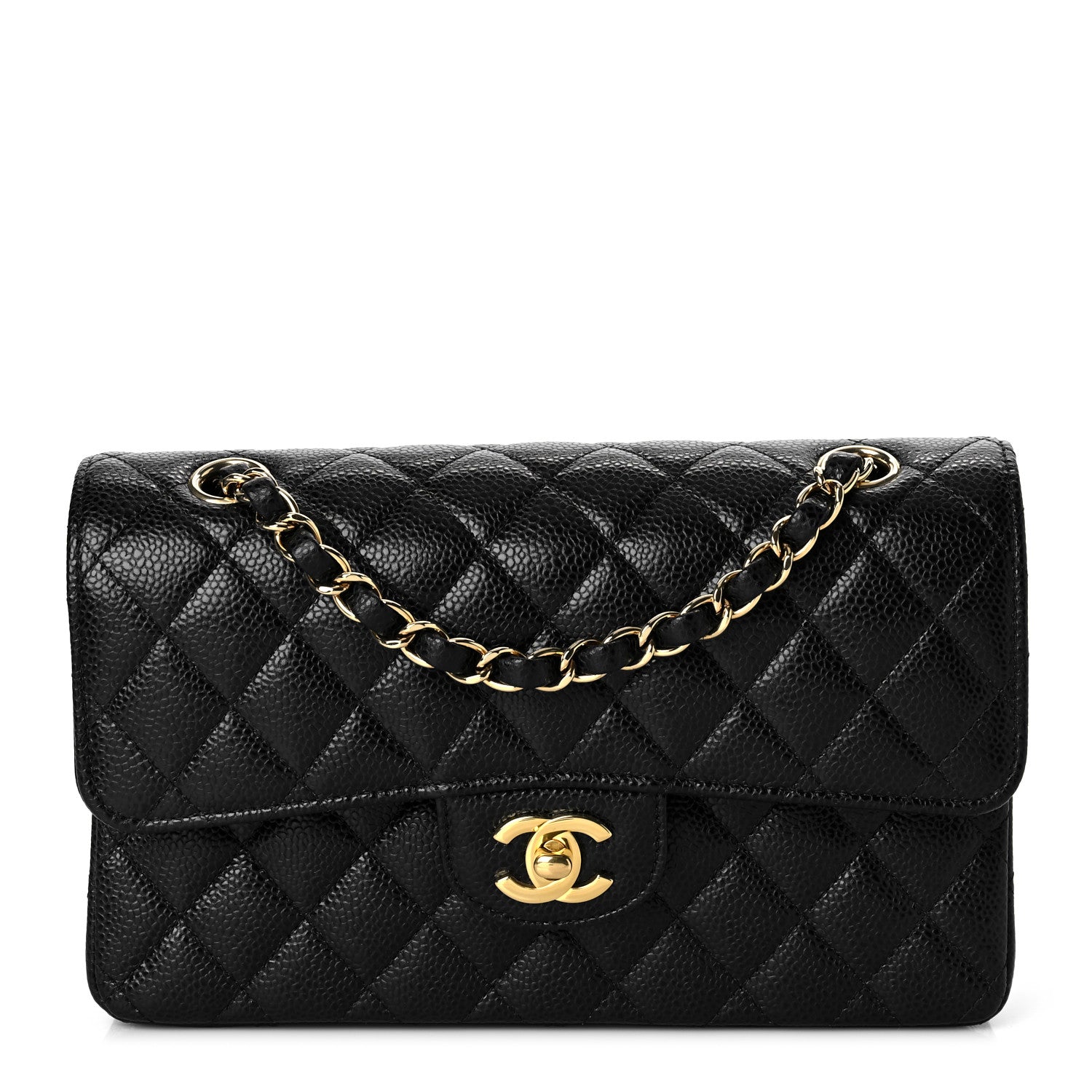 Chanel Caviar Quilted Small Double Flap Black 1 of 9