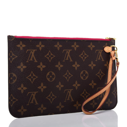Louis Vuitton Monogram Neverfull MM GM Pochette Pivoine 3 of 14