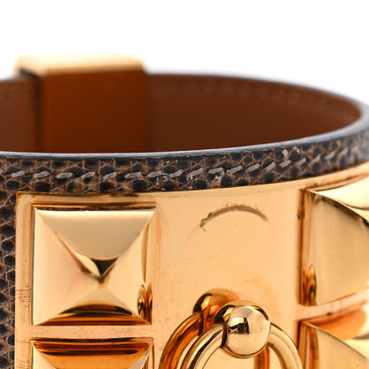 Hermes Lizard Collier De Chien CDC Bracelet S Ombre 8 of 10