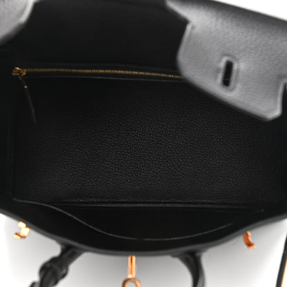 Hermes Togo Birkin 25 Black 5 of 11