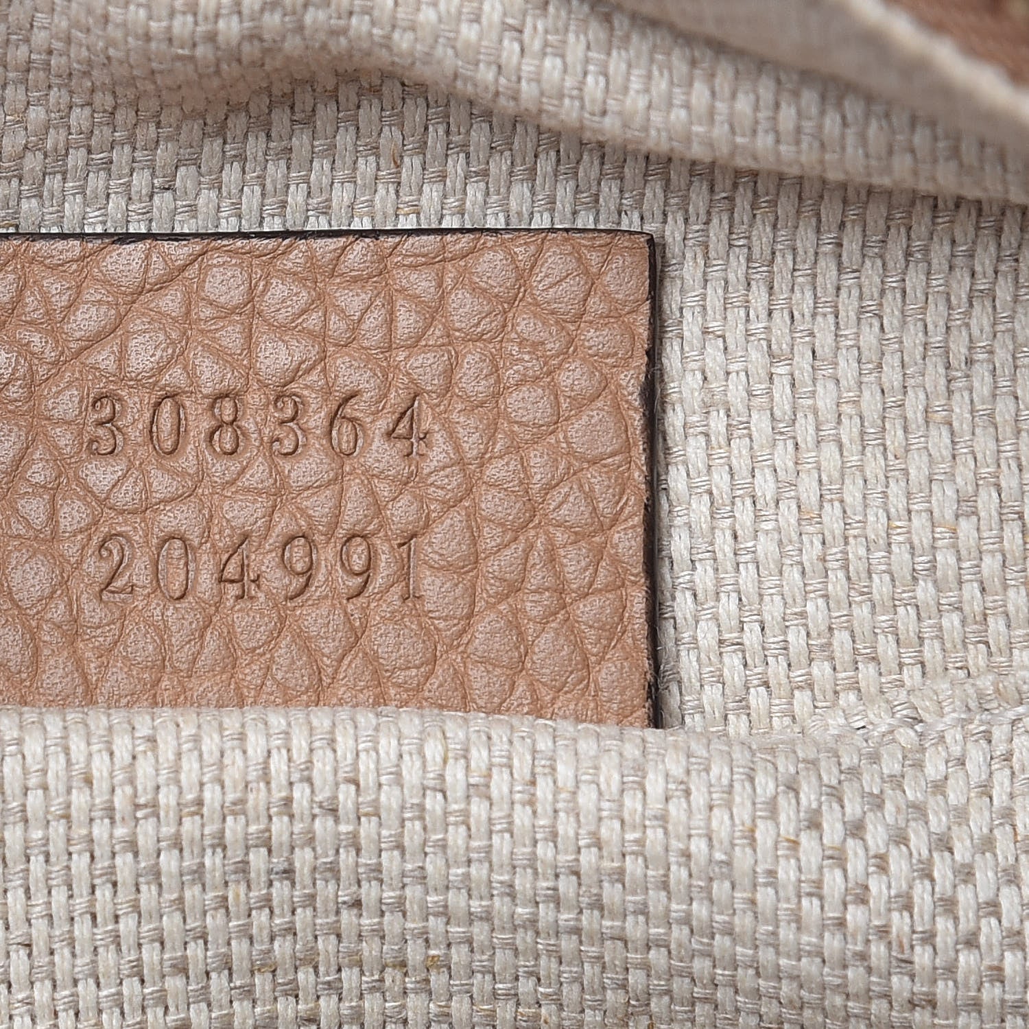 Gucci Pebbled Calfskin Small Soho Disco Bag Rose Beige 7 of 9