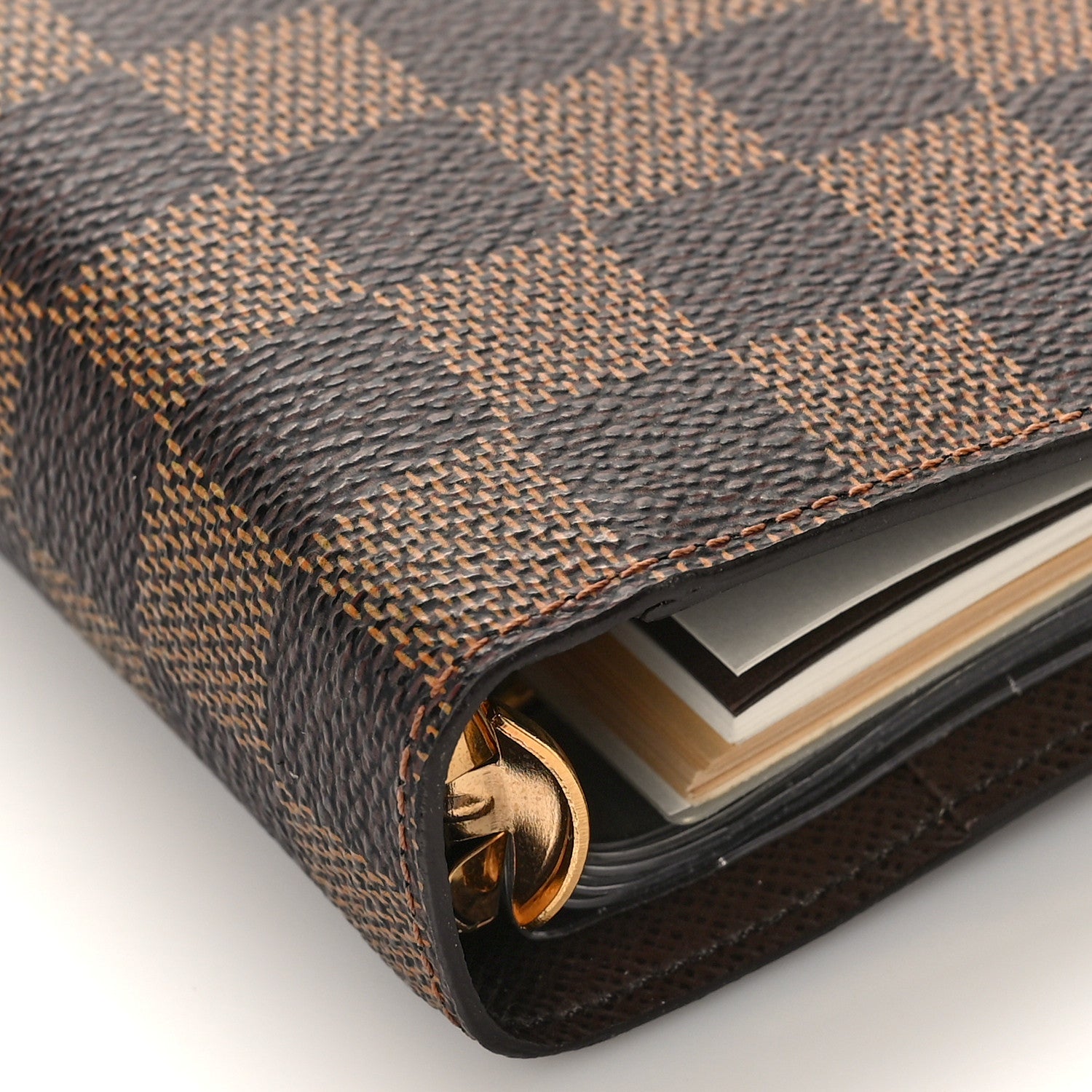 Louis Vuitton Damier Ebene Medium Ring Agenda Cover 8 of 9
