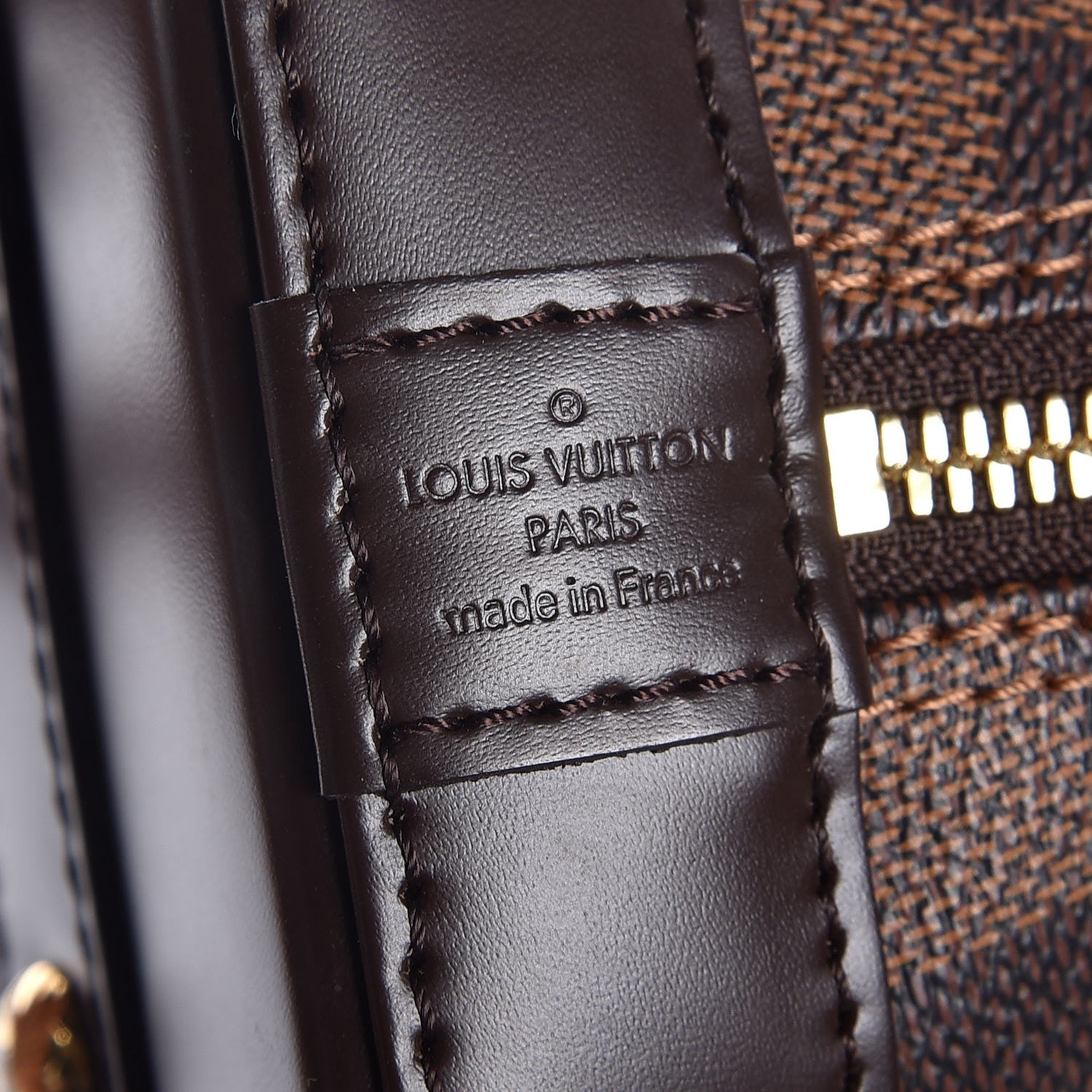 Louis Vuitton Damier Ebene Alma BB 8 of 9