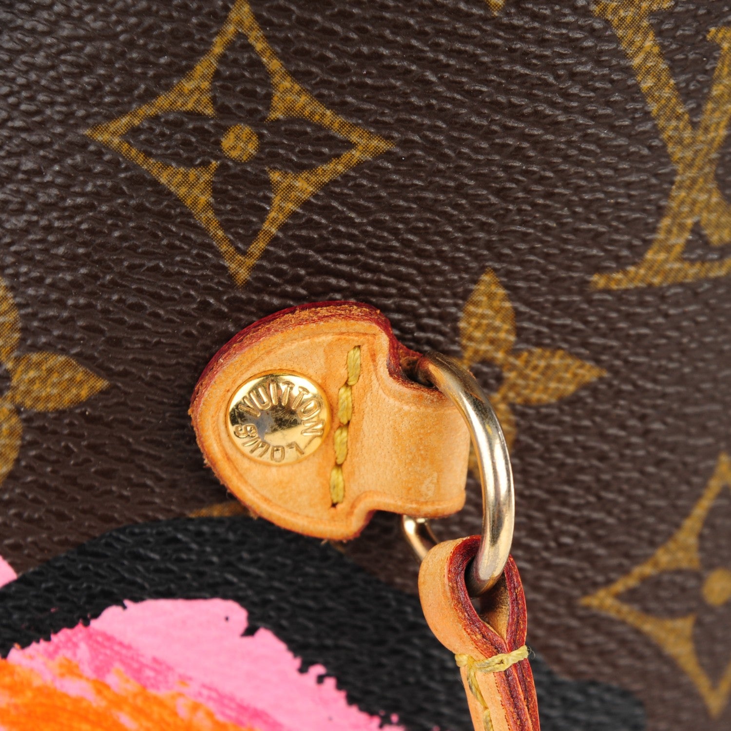Louis Vuitton Monogram Roses Neverfull MM 14 of 14