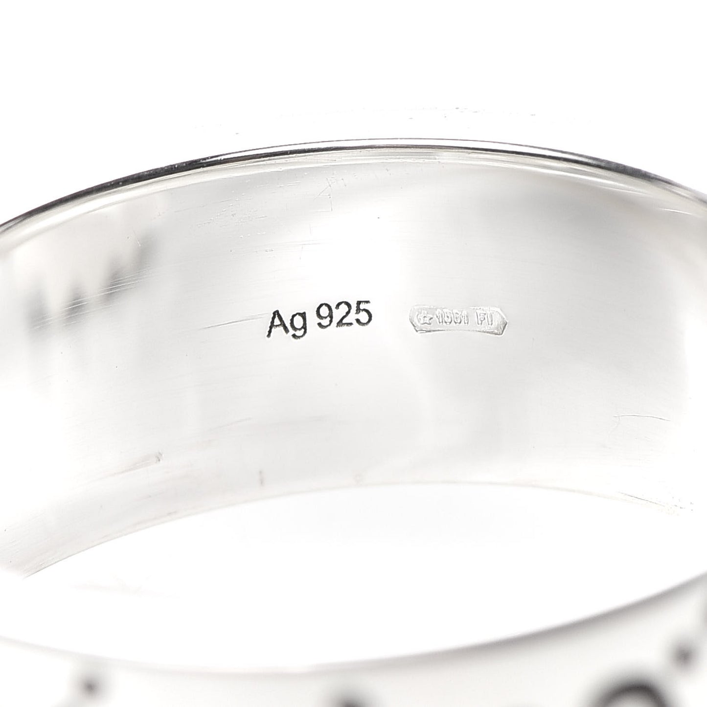 Sterling Silver GucciGhost Ring 64 10.75