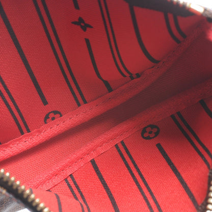 Louis Vuitton Damier Ebene Complice Trunks and Bags Mini Pochette Accessories Red 6 of 7