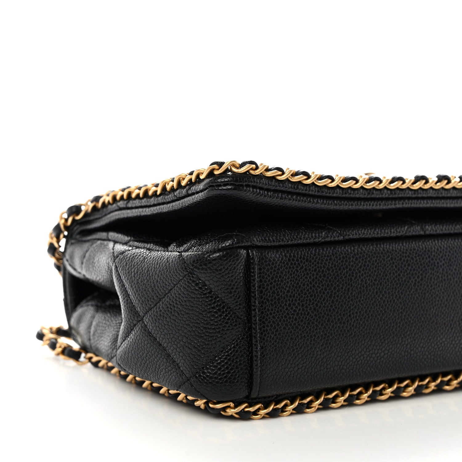 Chanel Caviar Quilted Mini Never Ending Chain Flap Black 9 of 10