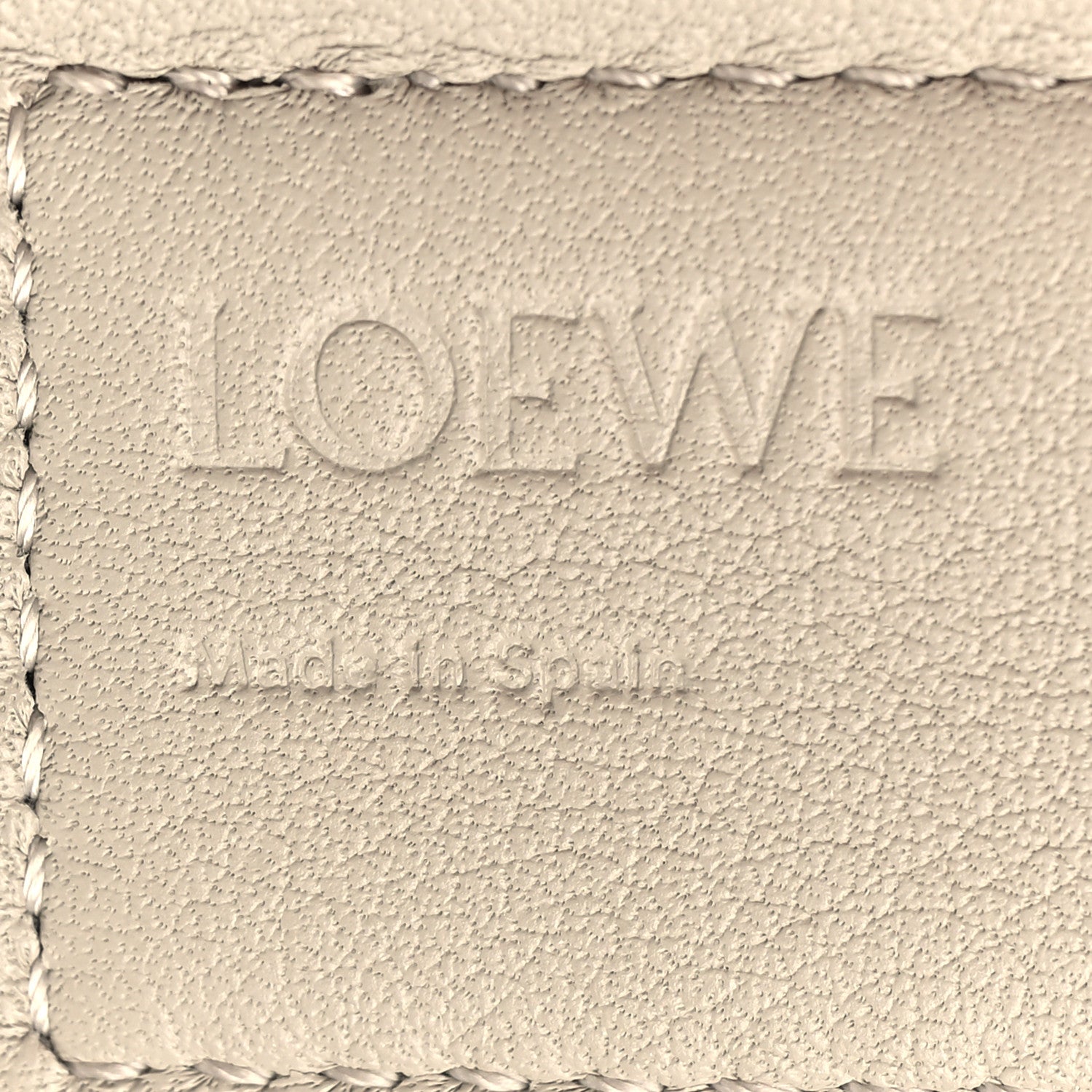 Loewe Calfskin Jacquard Anagram Strap Natural 4 of 6