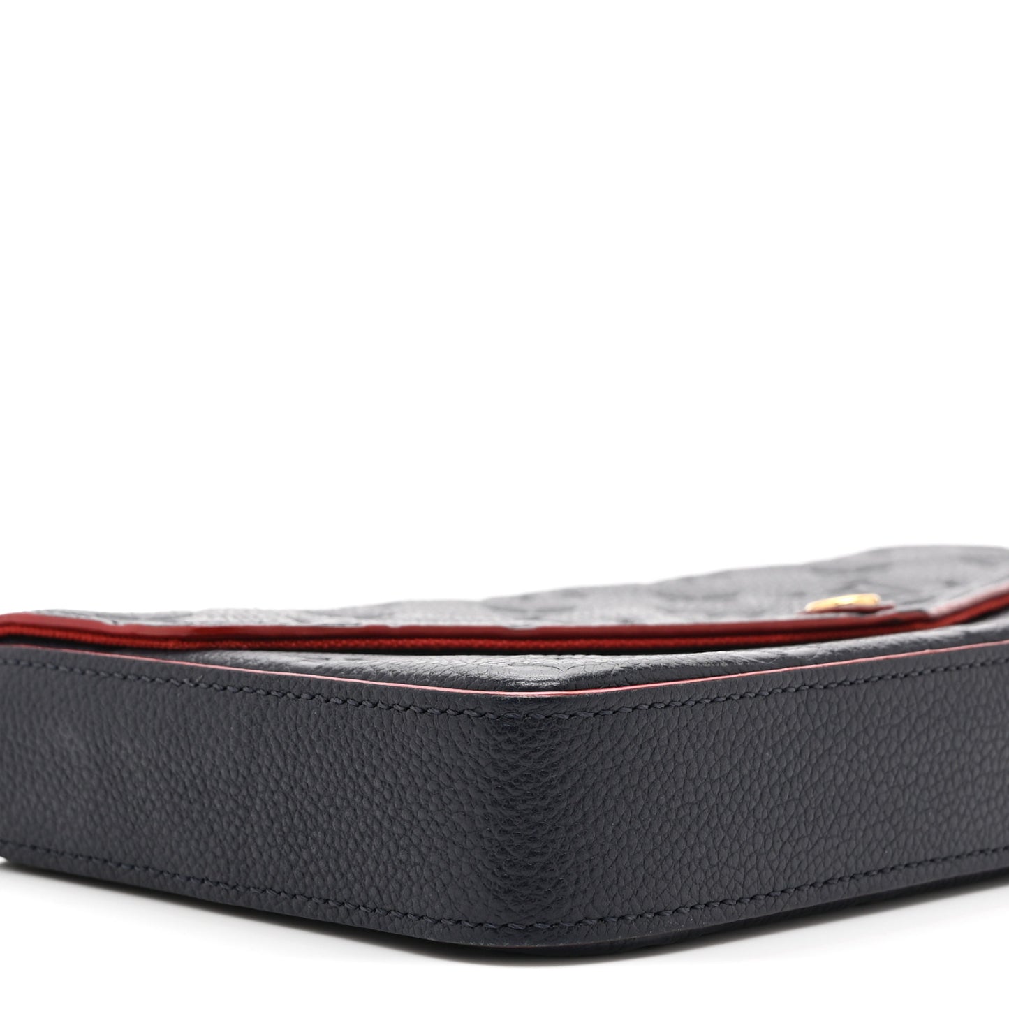 Empreinte Pochette Felicie Chain Wallet Marine Rouge