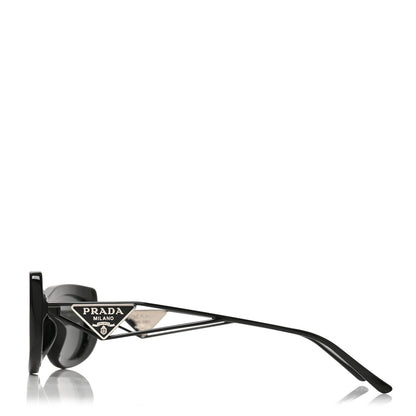 Prada Acetate Sunglasses SPR 14Y Black Slate Gray 3 of 7