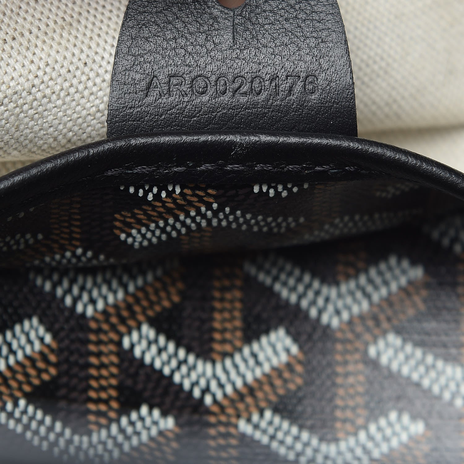 Goyard Goyardine Artois MM Black 6 of 9