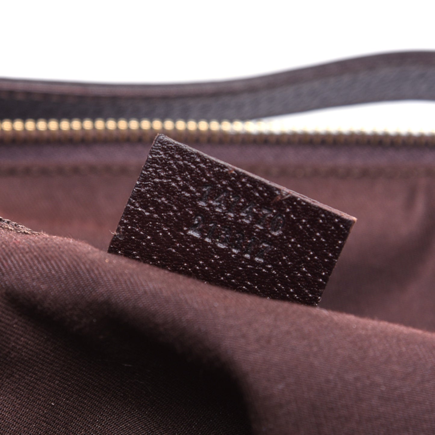 Monogram Medium Abbey Tote Dark Brown