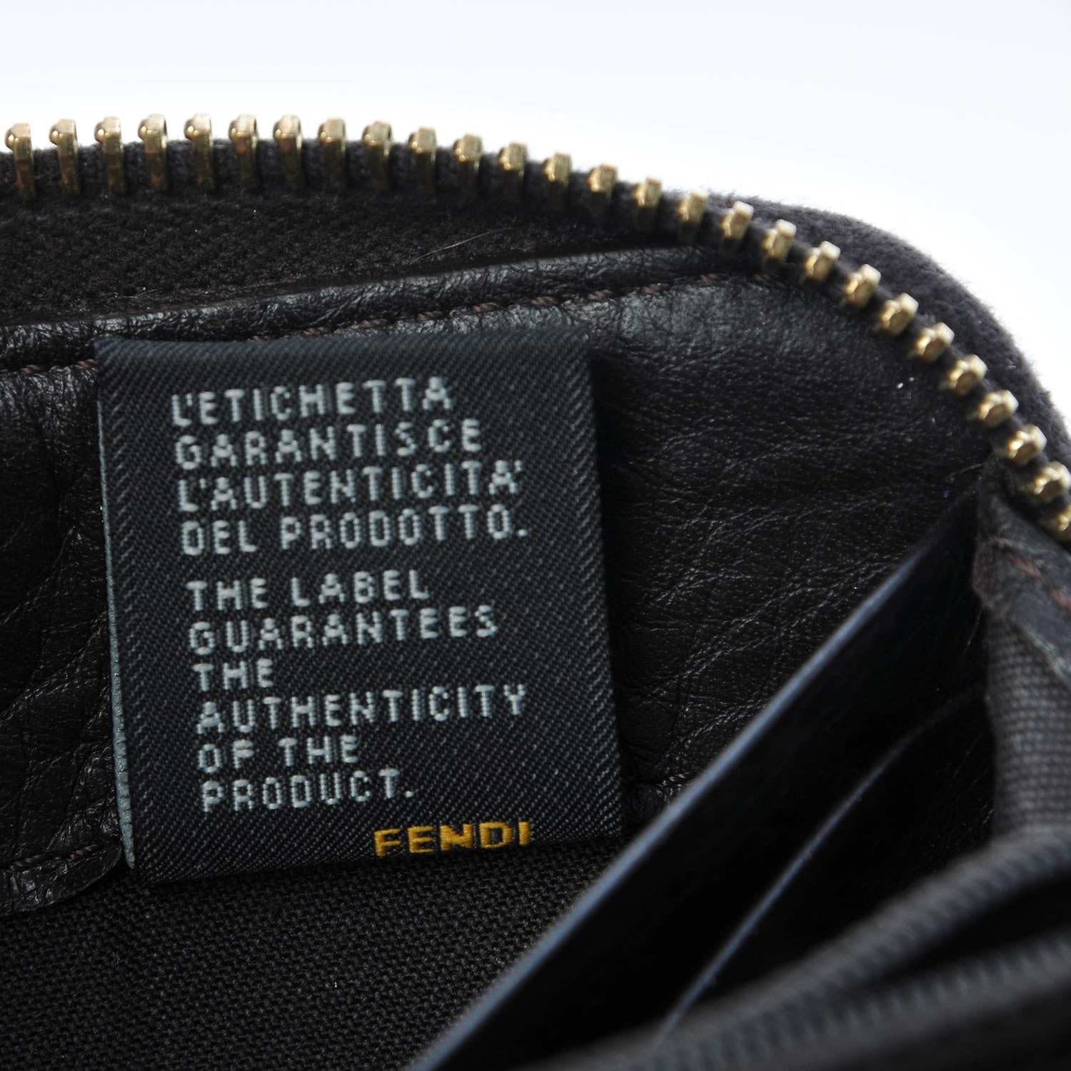 Fendi Zucca Zip Around Wallet Tobacco 9 of 19