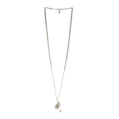 Chanel Resin Crystal CC No 5 Perfume Bottle Necklace 3 of 4