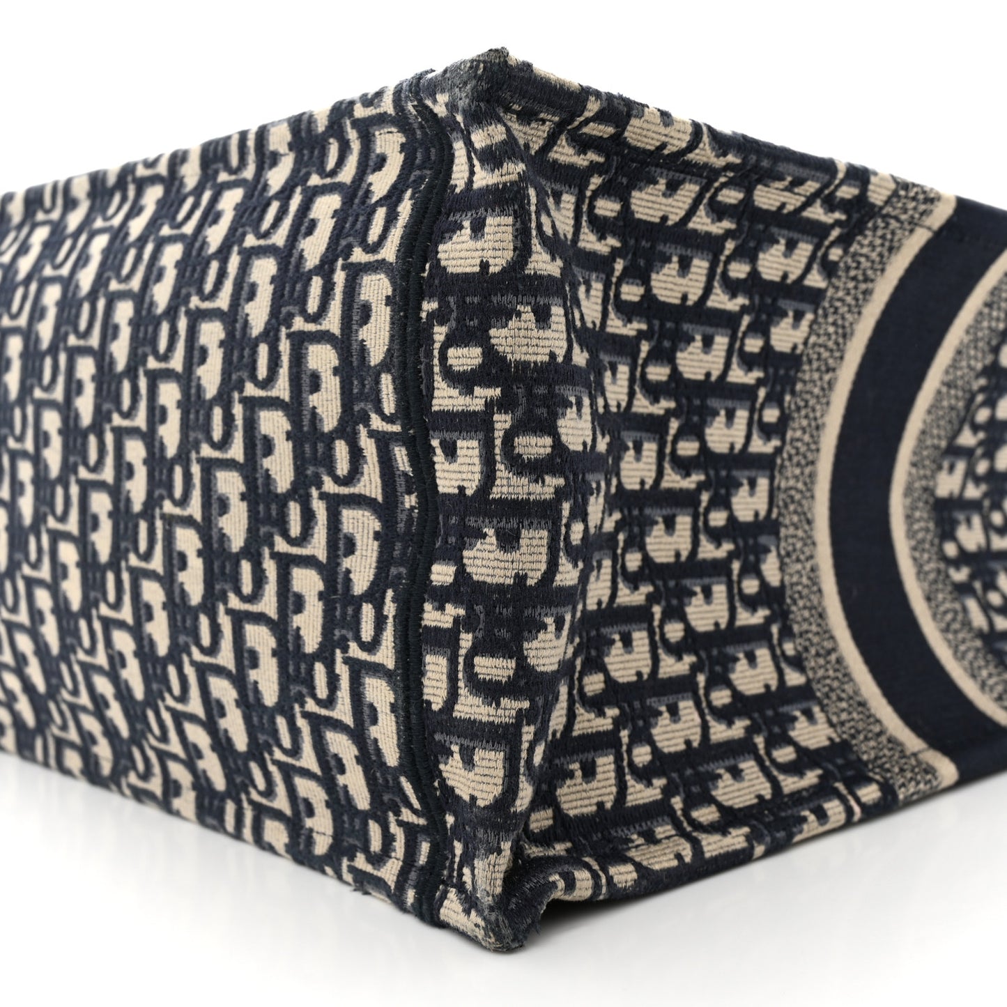 Oblique Large Book Tote Blue Multicolor