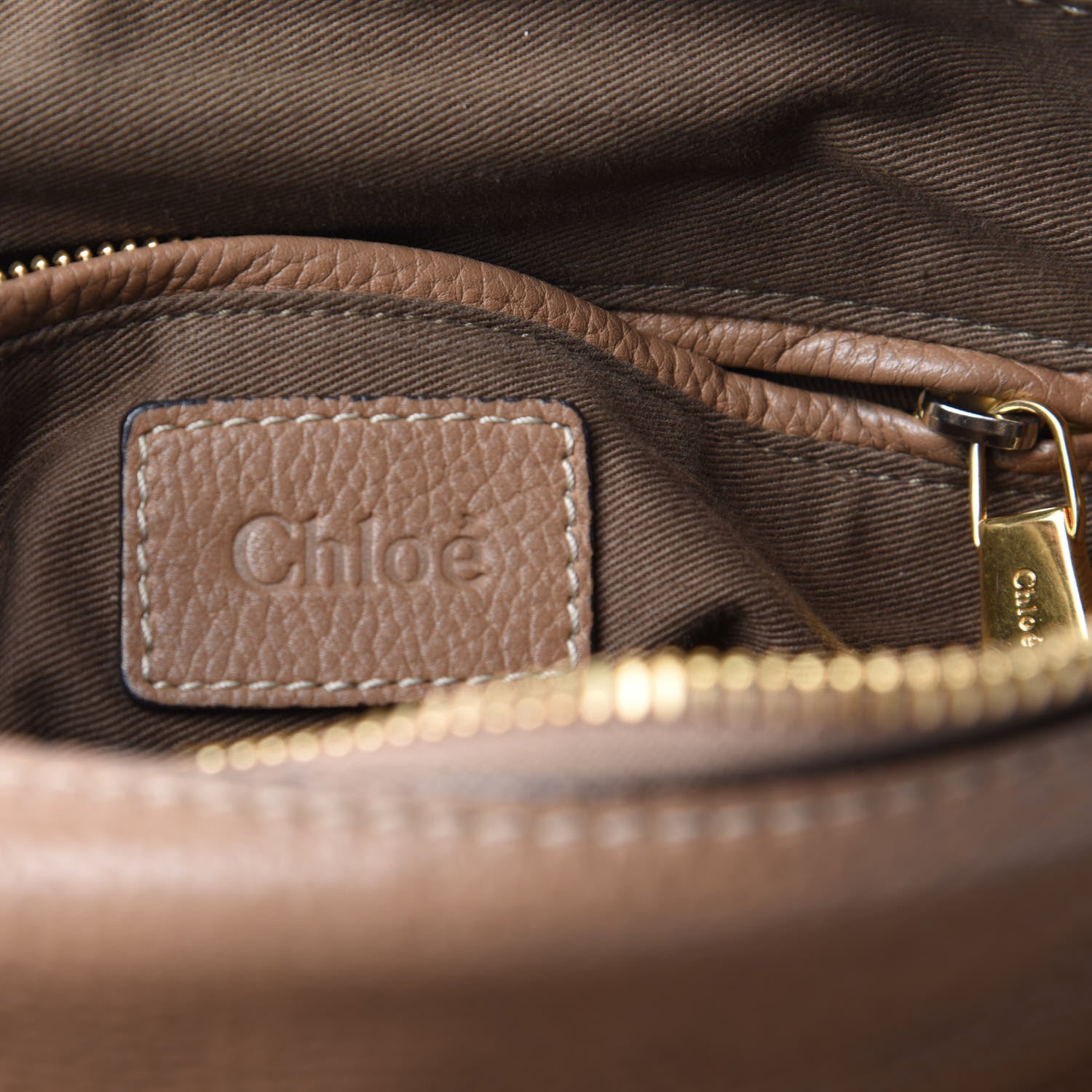 Chloe Calfskin Medium Marcie Satchel Nut 6 of 9