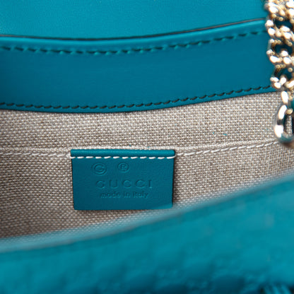 Gucci Microguccissima Mini Emily Shoulder Bag Deep Cobalt 8 of 10