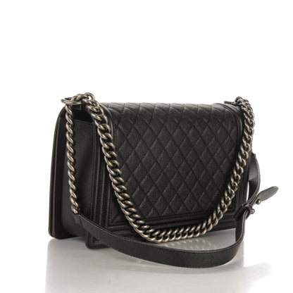 Chanel Caviar Quilted New Medium Boy Flap Black 3 of 7