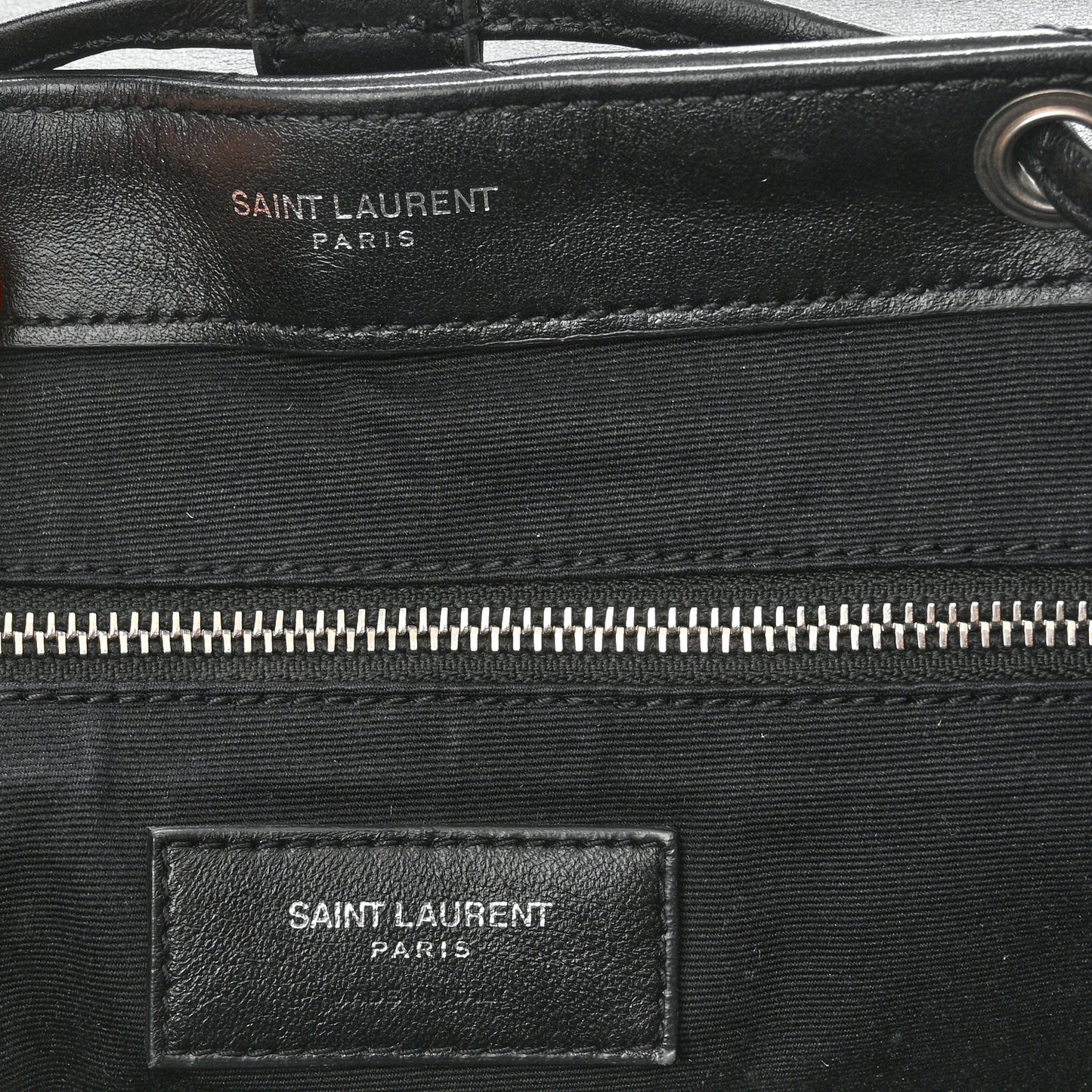 Calfskin Y Quilted Monogram Small Loulou Backpack Black