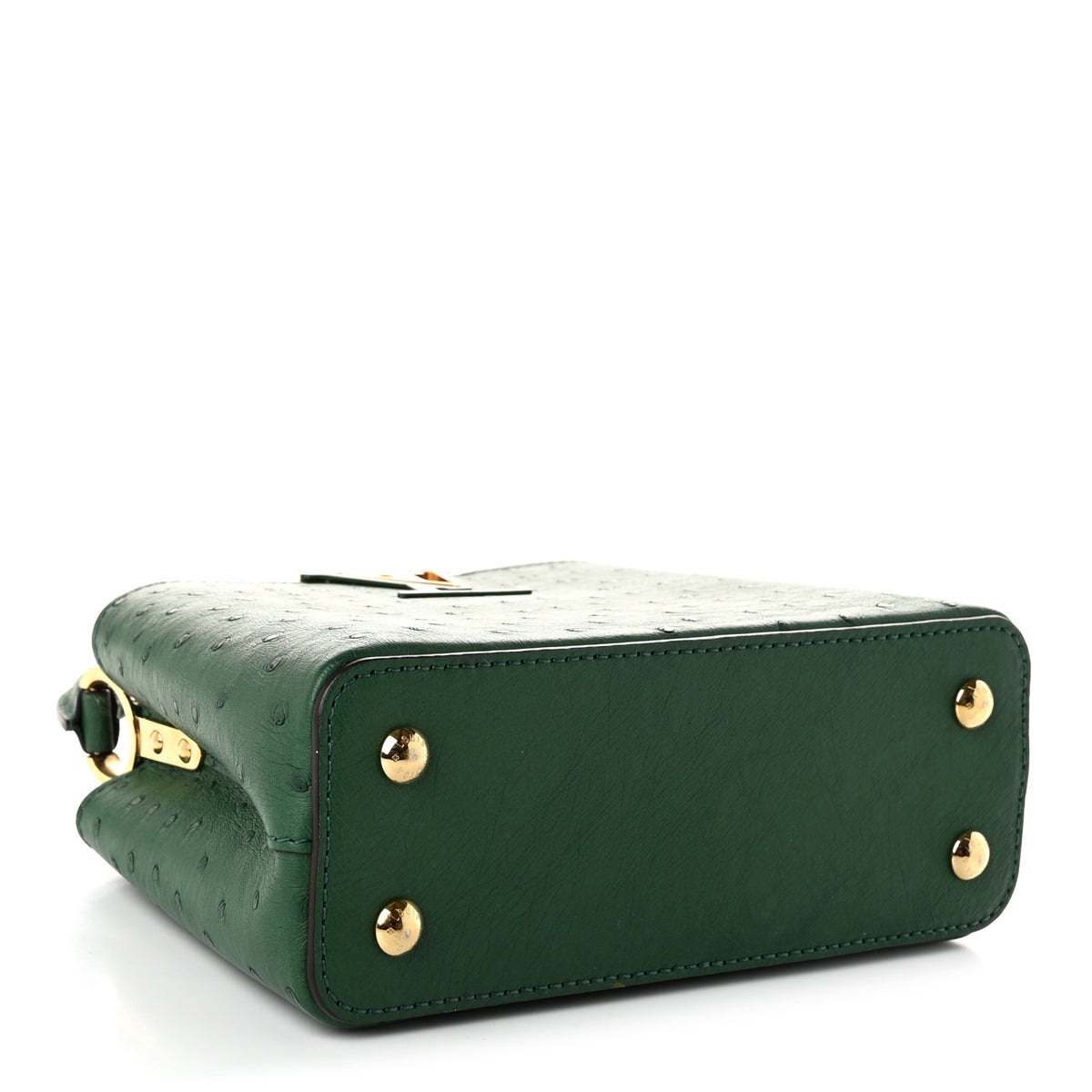 Louis Vuitton Ostrich Capucines Mini Mint 4 of 10