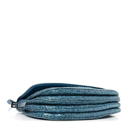 Bottega Veneta Ayers Crossbody Messenger Blue 4 of 9
