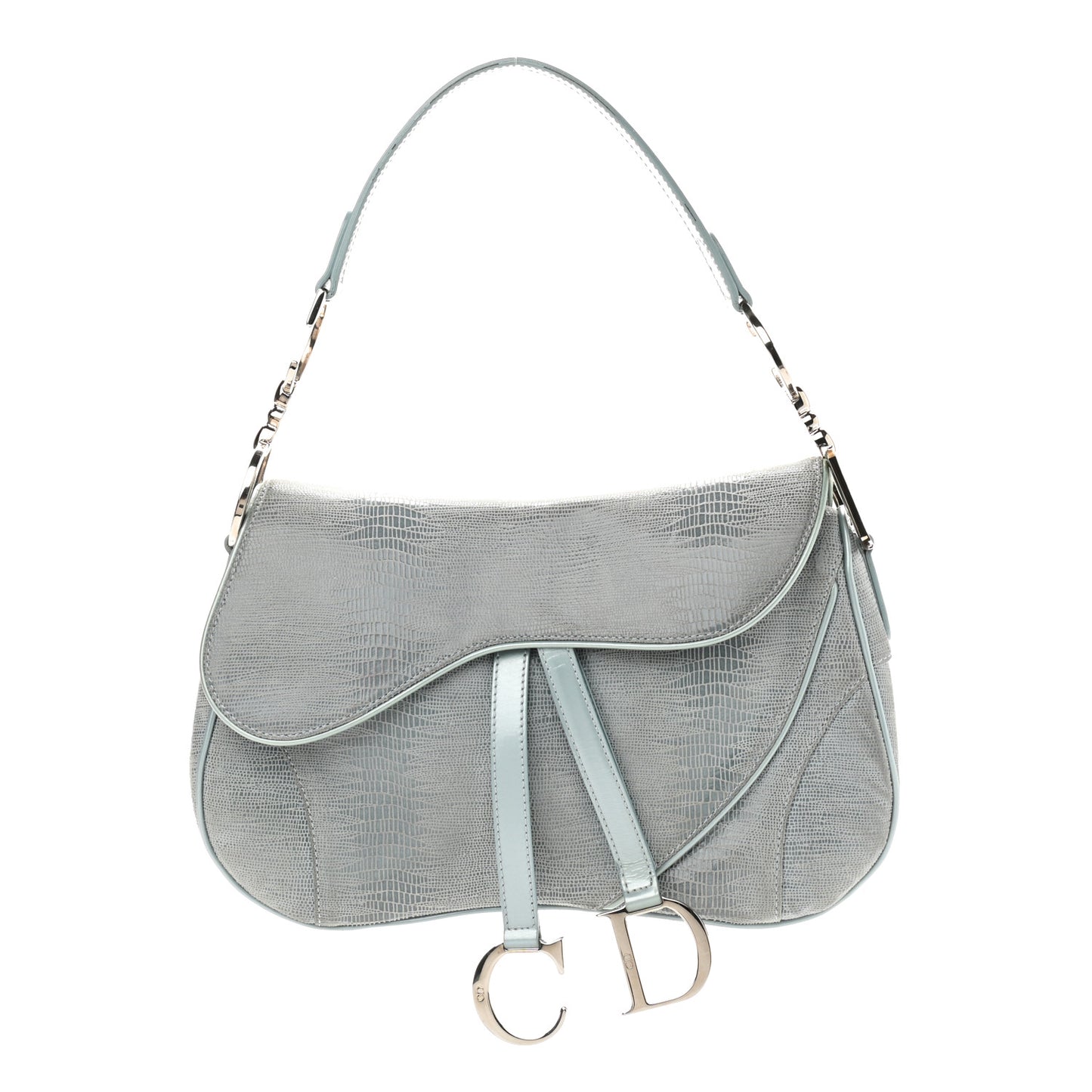 Lizard Double Saddle Bag Blue