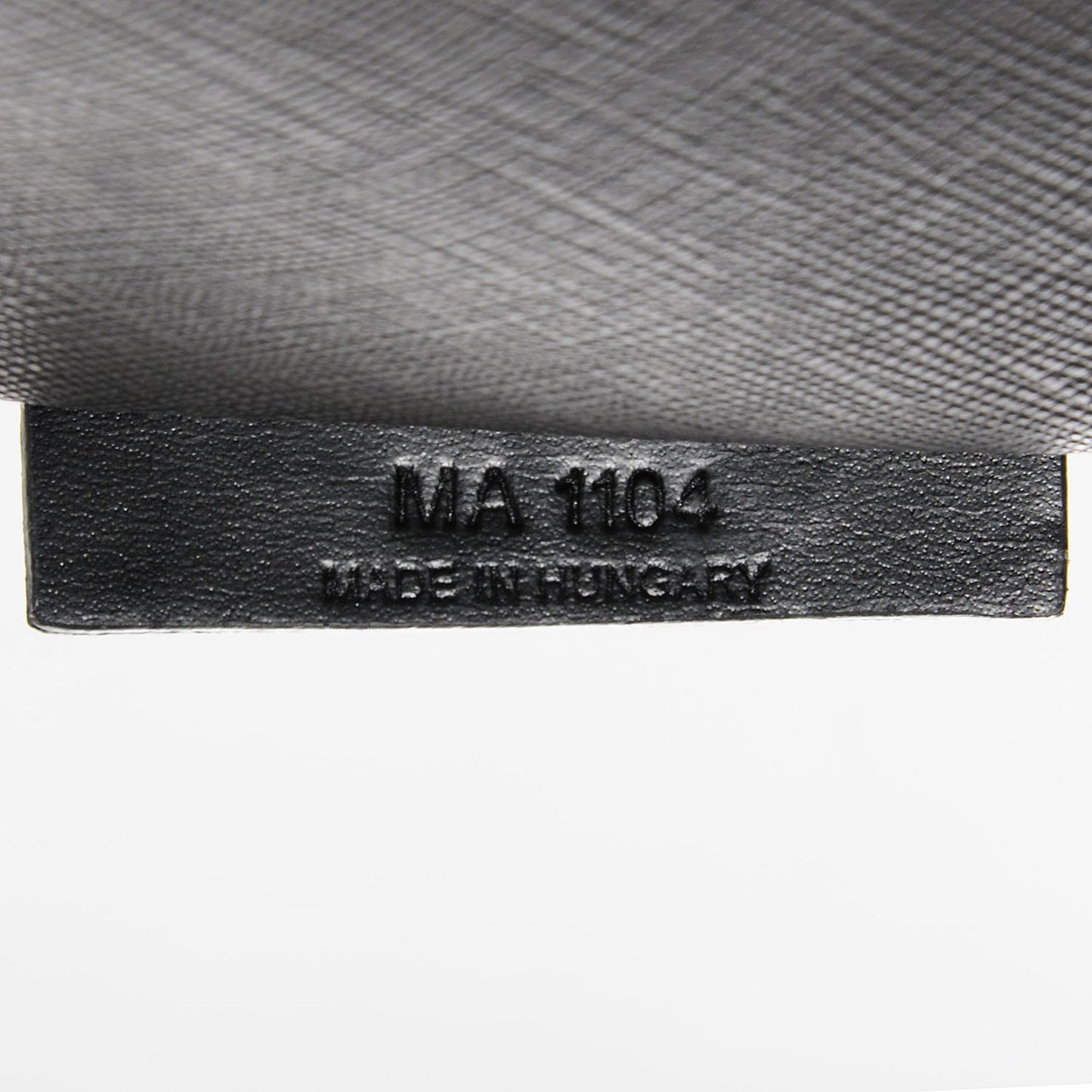 Textured Coated Canvas Rottweiler Pint Large Antigona Tote Black