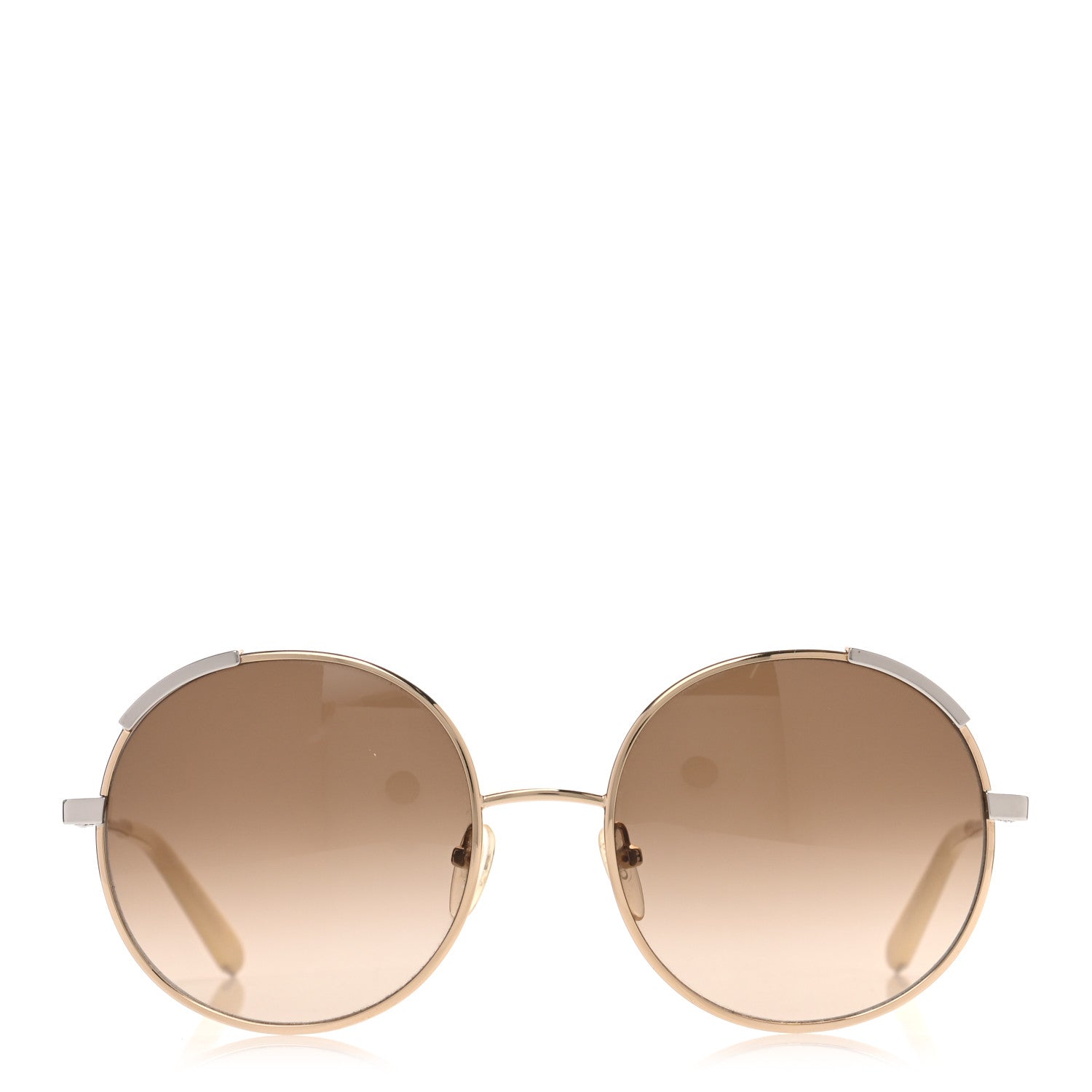 Chloe Oversized Round Sunglasses CE117S Gold 2 of 6