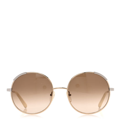 Chloe Oversized Round Sunglasses CE117S Gold 2 of 6