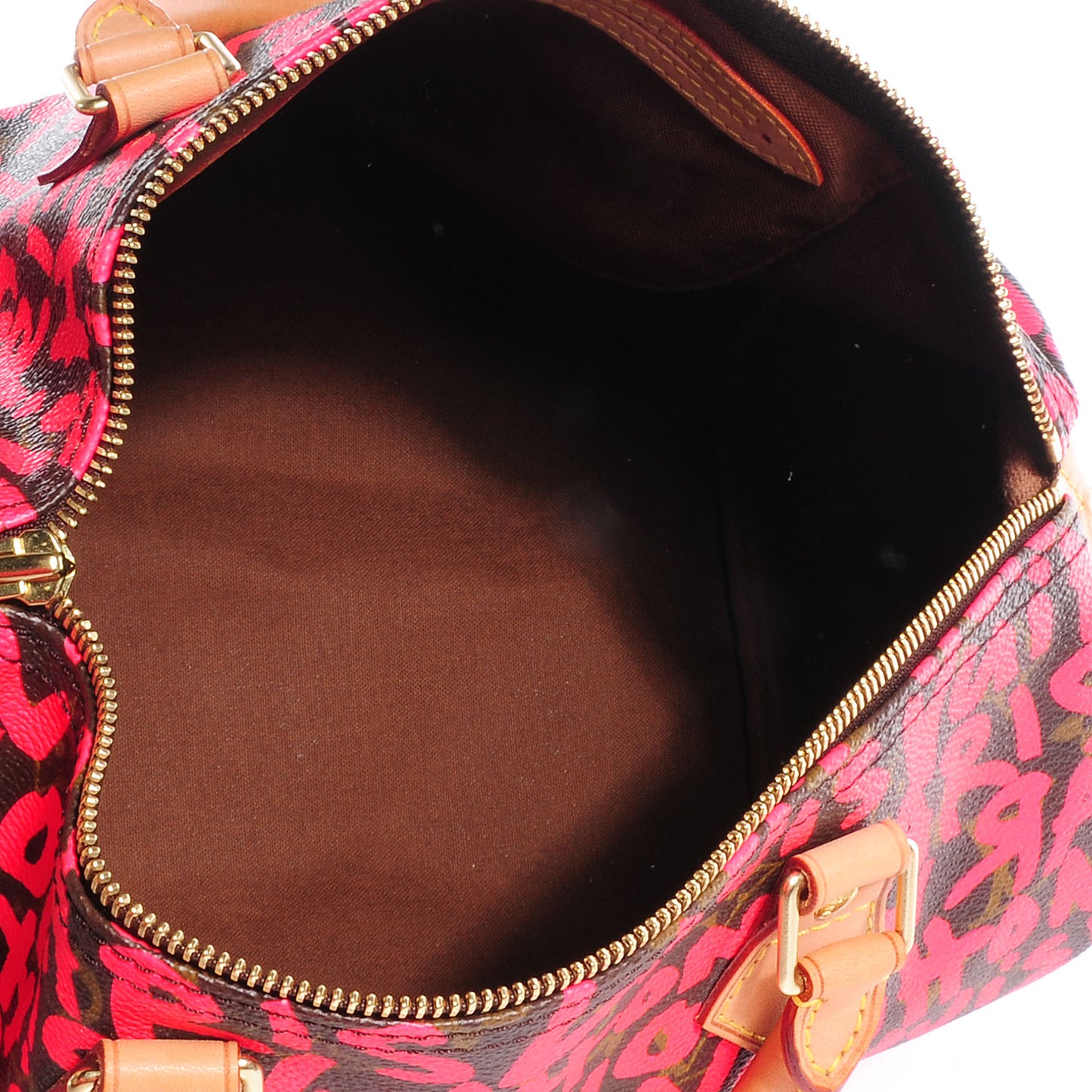 Monogram Graffiti Speedy 30 Fuchsia
