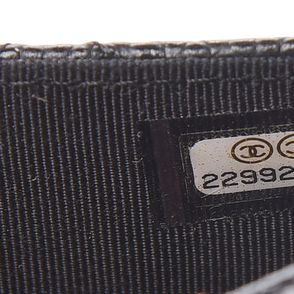 Chanel Caviar Quilted Flap Card Holder Black 8 of 8