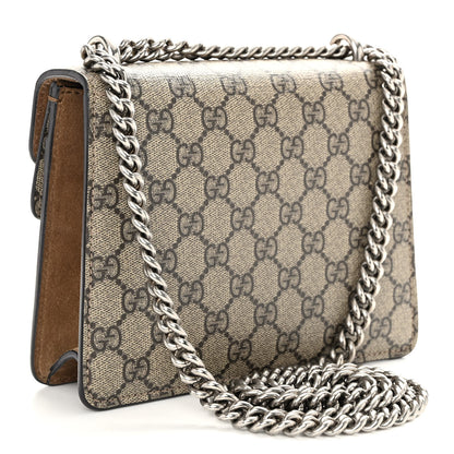 Gucci GG Supreme Monogram Mini Dionysus Shoulder Bag Taupe 3 of 12