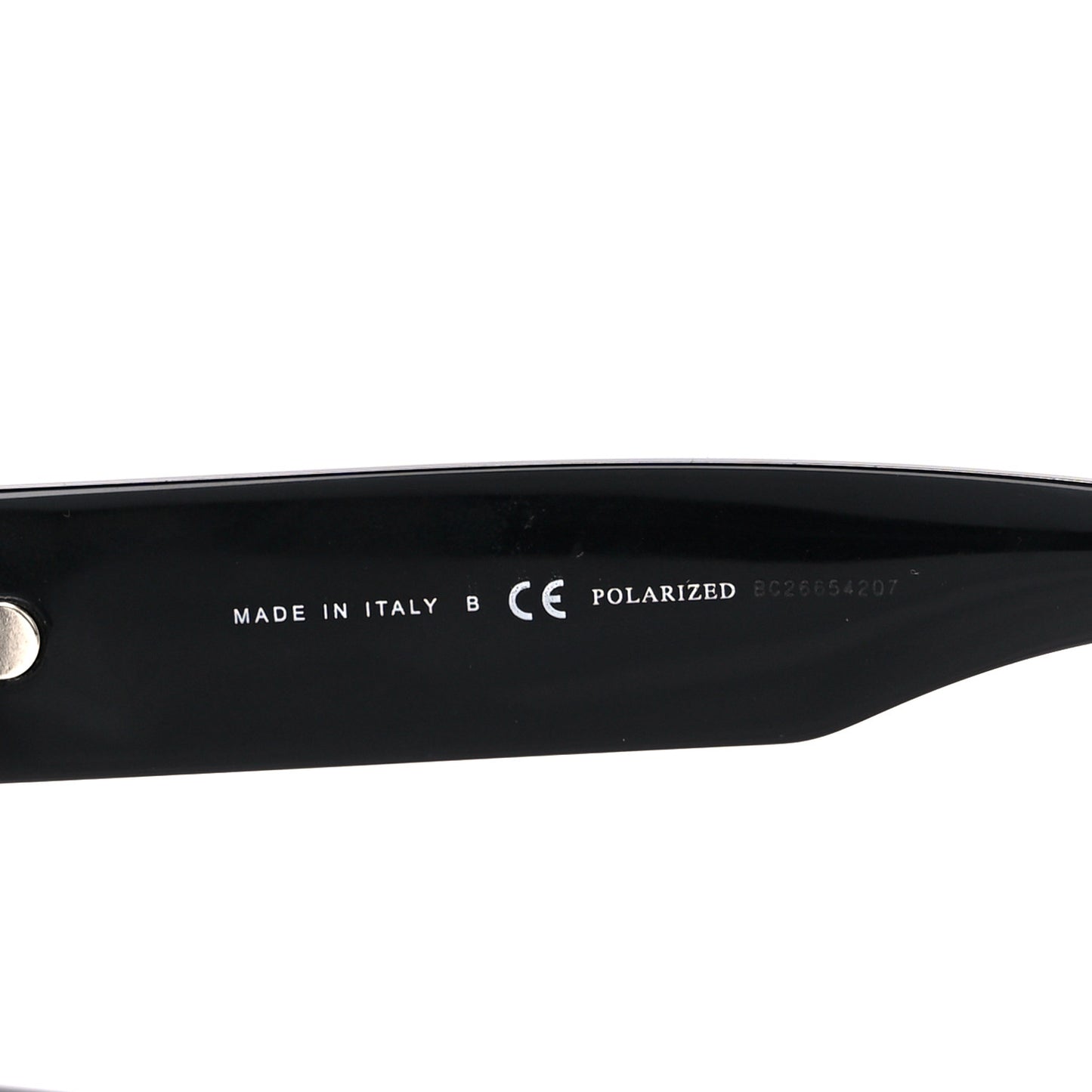 Resin Crystal Polarized Sunglasses 5423-B Black