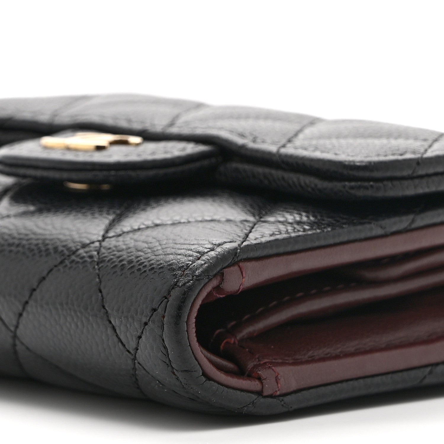 Chanel Caviar Quilted Compact Flap Wallet Black 11 of 11