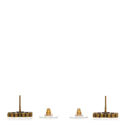 Chanel Crystal City Of Lights CC Earrings Gold 3 of 4