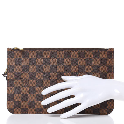 Louis Vuitton Damier Ebene Neverfull MM GM Pochette 2 of 7