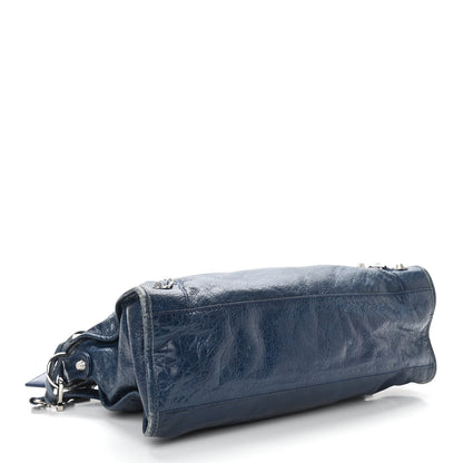 Balenciaga Agneau Giant 12 Silver Hardware City Bleu Mineral Light Bleu Mineral 4 of 11