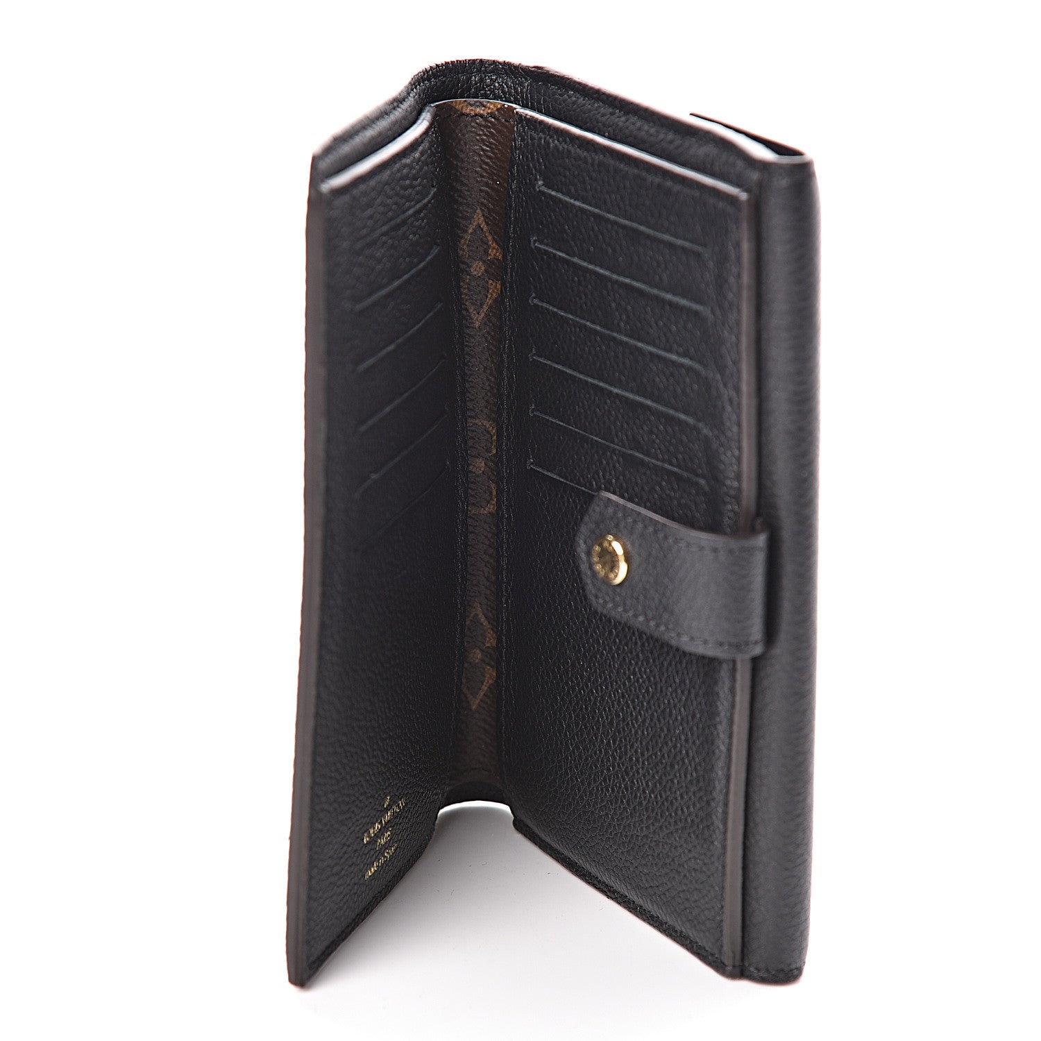 Louis Vuitton Monogram Pallas Compact Wallet Black 5 of 7