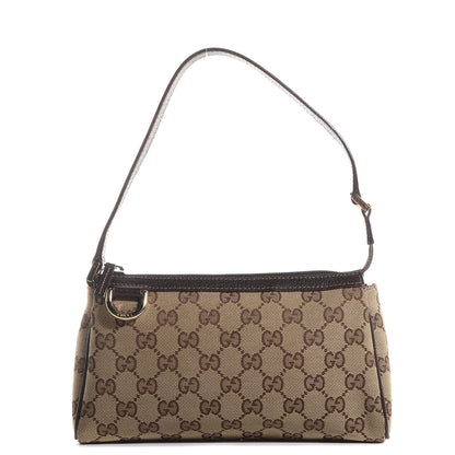 Gucci Monogram D Ring Cosmetic Case Brown 1 of 7