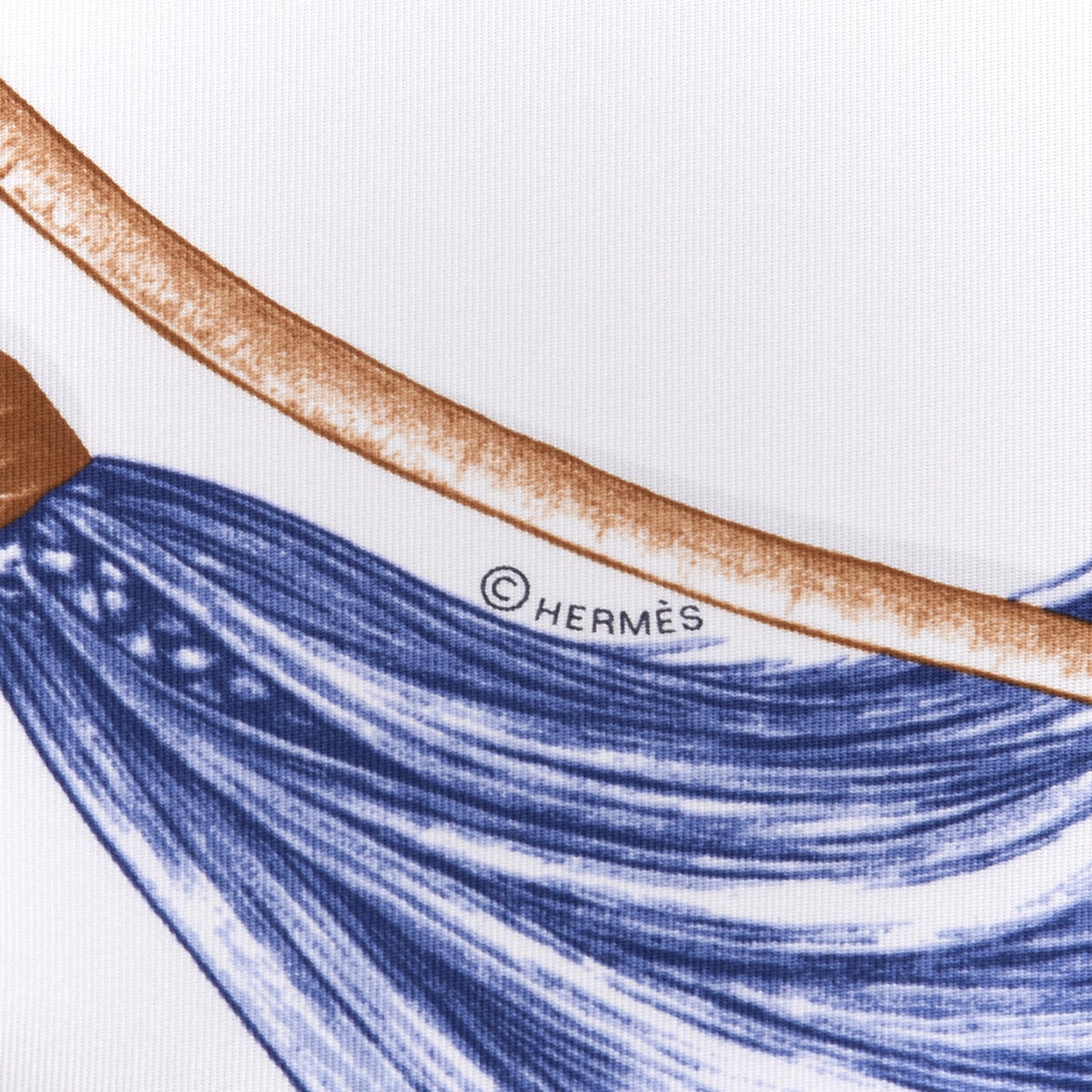 Silk Projets Carres Au Crayon Scarf 90 Bleu Marine White Indigo