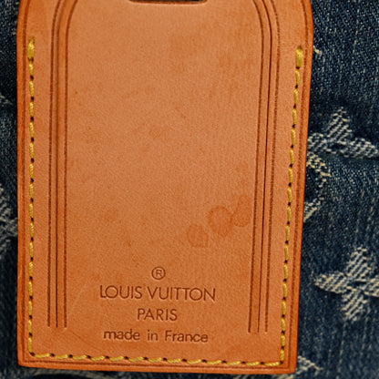 Louis Vuitton Monogram Denim Sac Plat Blue 12 of 14