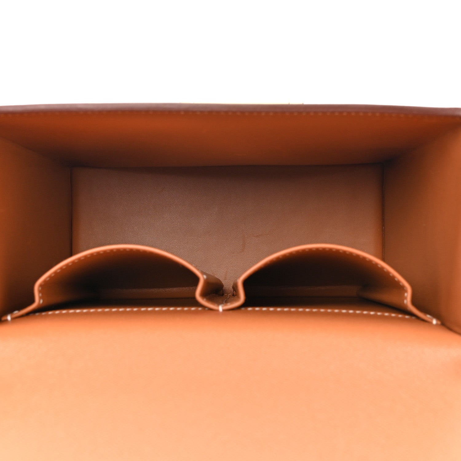 Hermes Epsom Cinhetic Boxy Top Handle Bag Gold 5 of 14
