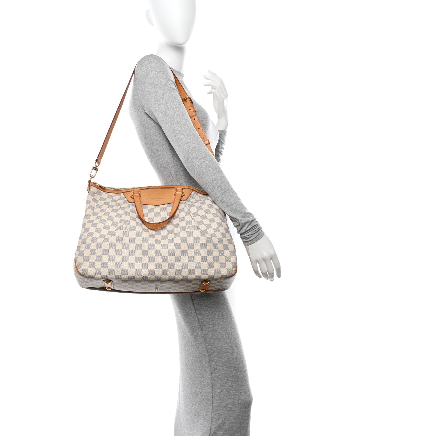 Louis Vuitton Damier Azur Siracusa GM 2 of 15