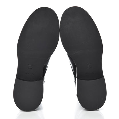 Louis Vuitton Calfskin Wonderland Ranger Boots 36 Black 5 of 9