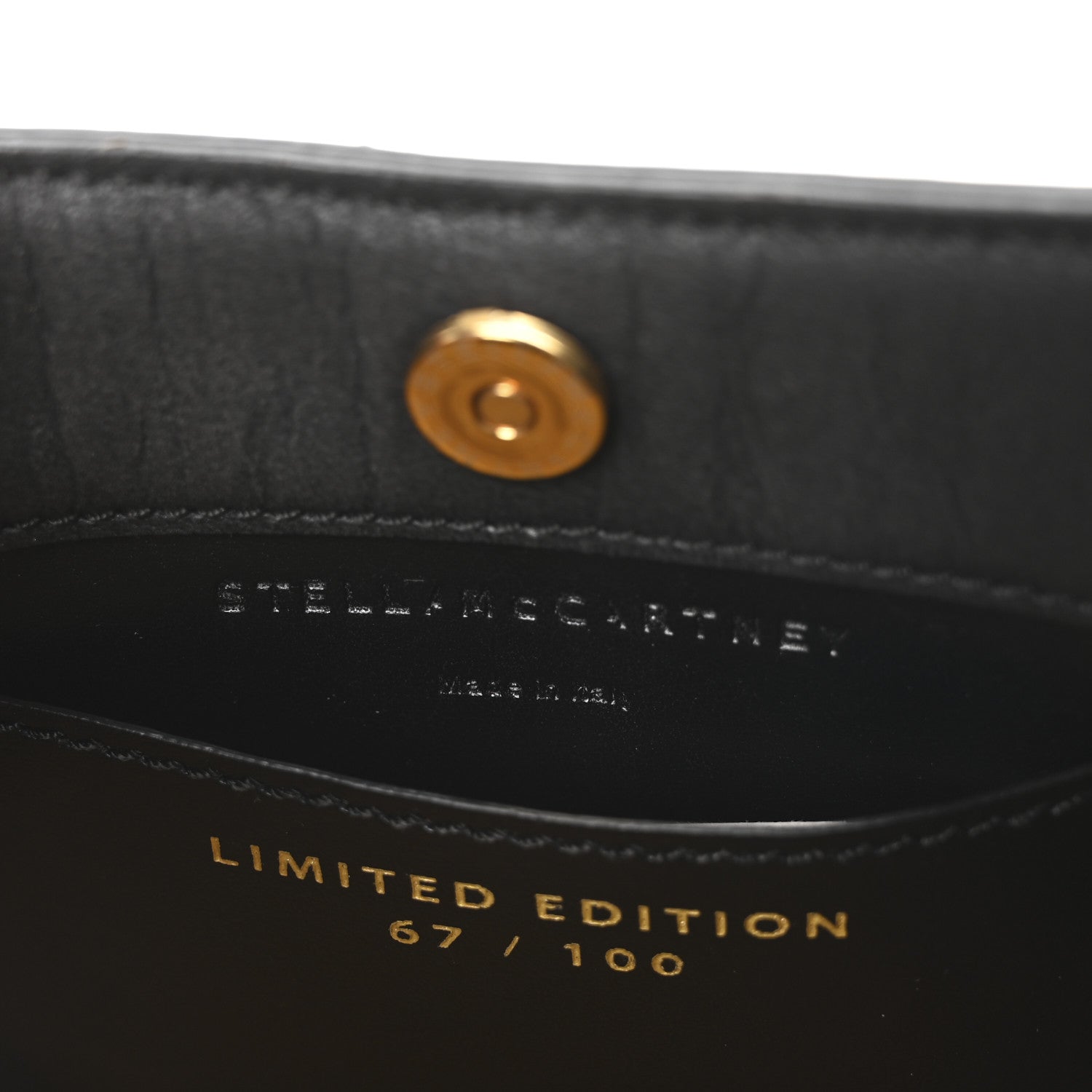 Stella McCartney Grained Mycelium Frayme Mylo Shoulder Bag Black 6 of 11