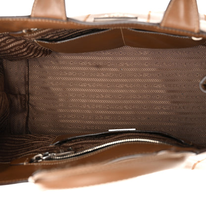 Prada Soft Calfskin Tote Cannella 5 of 20