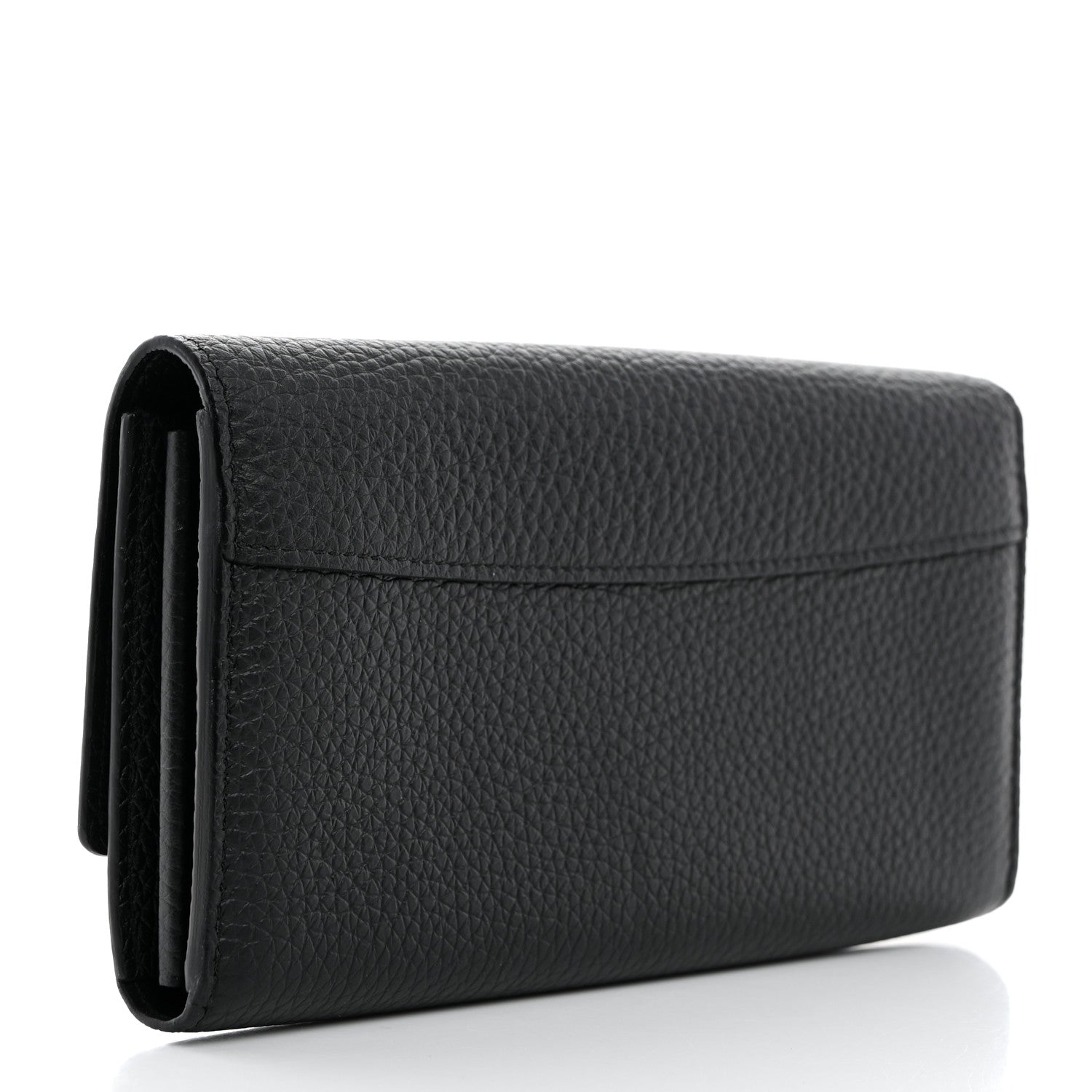 Louis Vuitton Taurillon Capucines Snakeskin Wallet Black 3 of 8